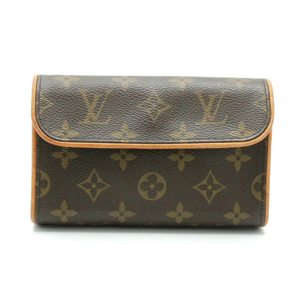 LOUIS VUITTON Monogram Pochette Florentine Waist Clutch Bag Hip Strap XS